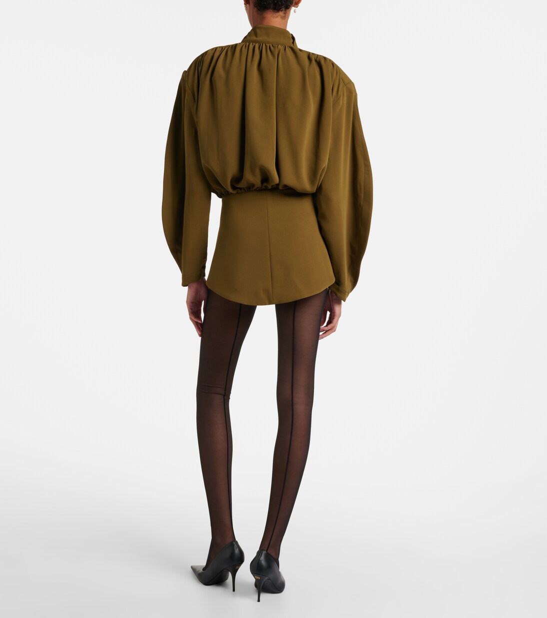 re/edit Hiver Russe crêpe twill blouse | Mugler
