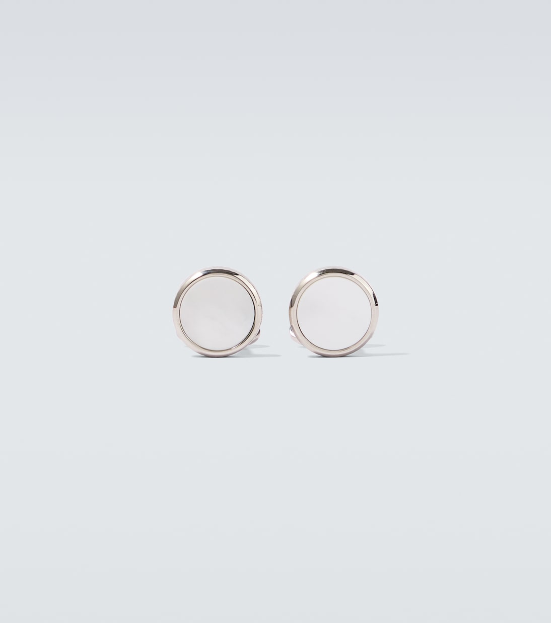 Manschettenknöpfe aus Sterlingsilber mit Perlmutt | Giorgio Armani