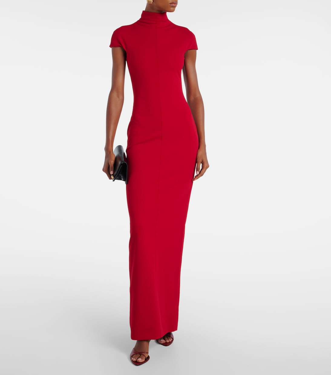 Lang crêpe maxi dress | Solace London