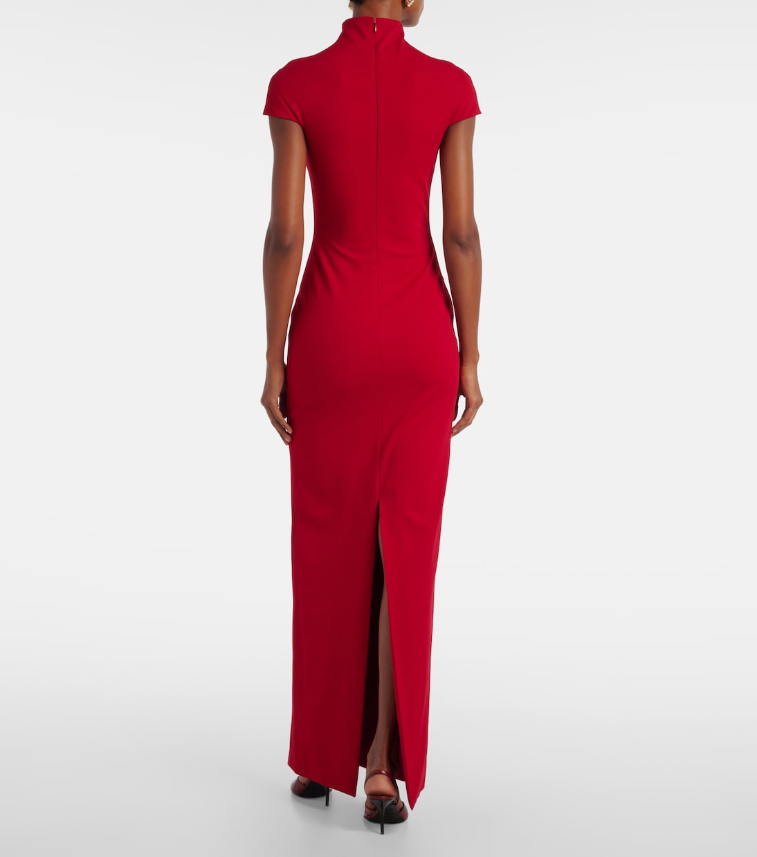Lang crêpe maxi dress | Solace London