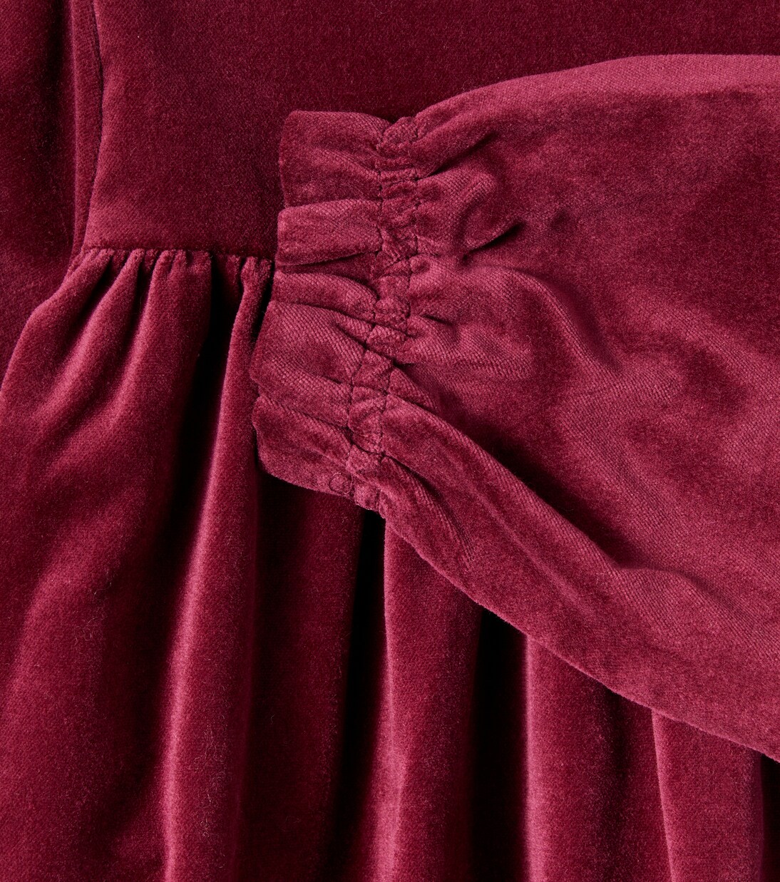 Elvira cotton velvet dress | Wheat