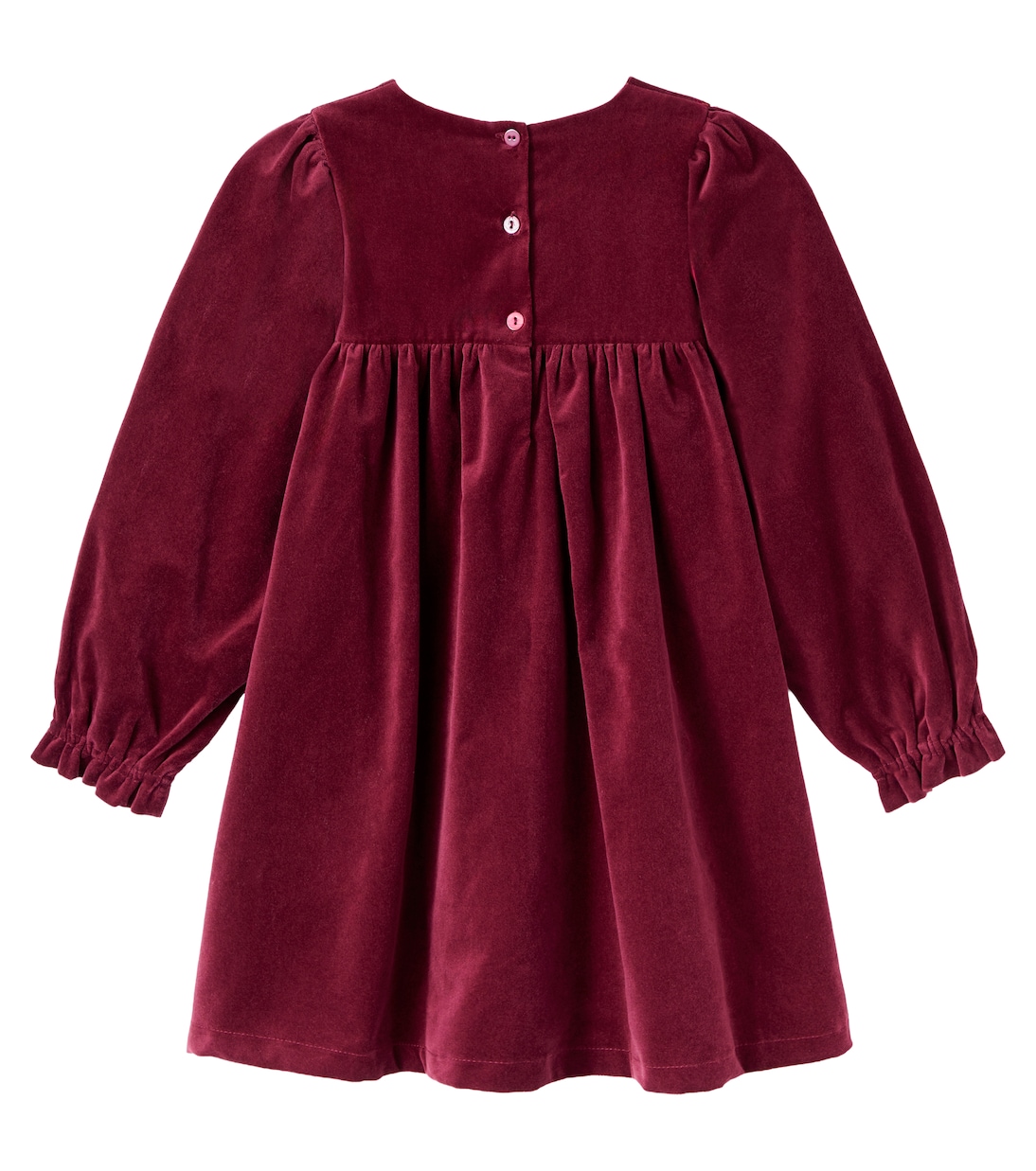 Elvira cotton velvet dress | Wheat