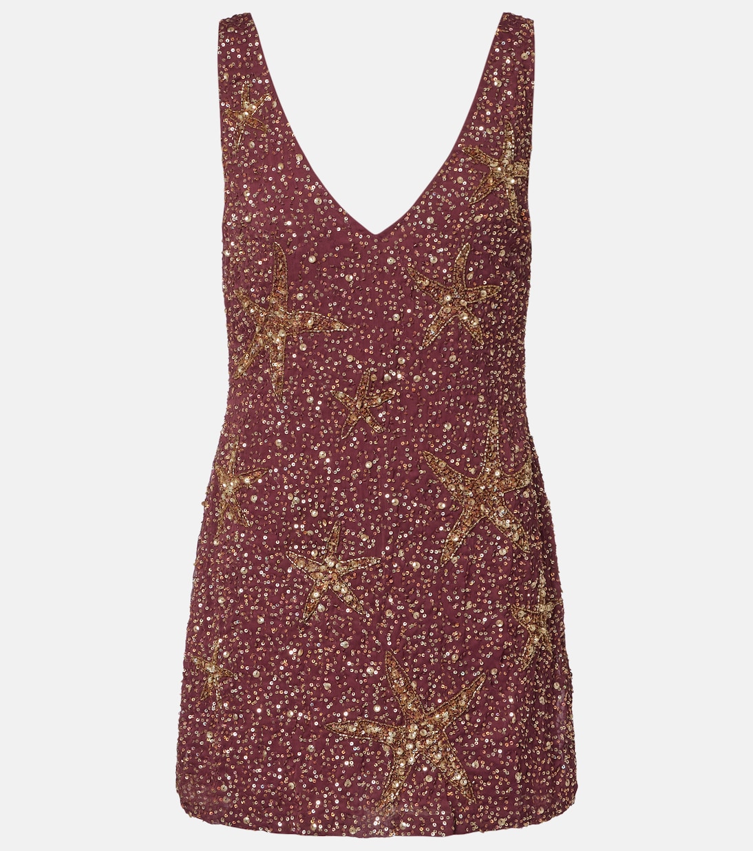 Vestido corto Christabel adornado | Rixo