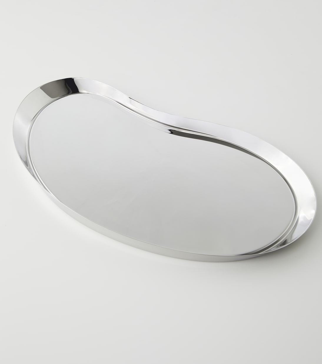 Indulgence stainless steel decorative tray by Helle Damkjær | Georg Jensen