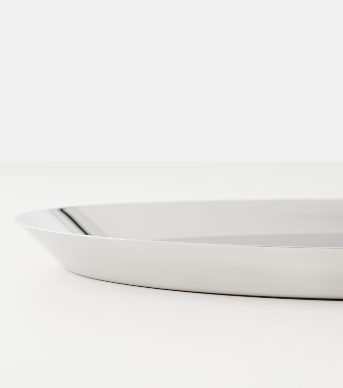 Indulgence stainless steel decorative tray by Helle Damkjær | Georg Jensen