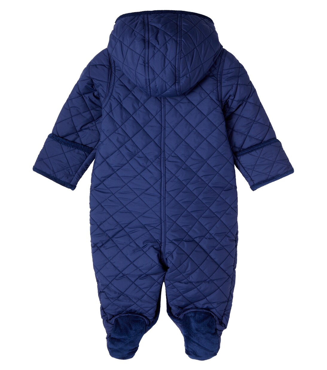 Baby corduroy-trimmed quilted onesie | Polo Ralph Lauren Kids