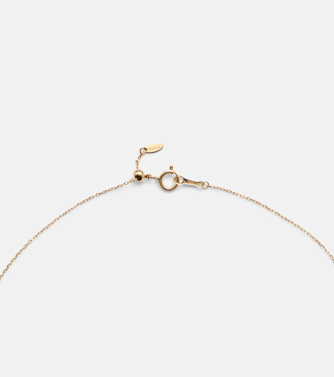 Halskette Lucky Charm Horseshoe aus 18kt Gelbgold mit Diamanten | Persée