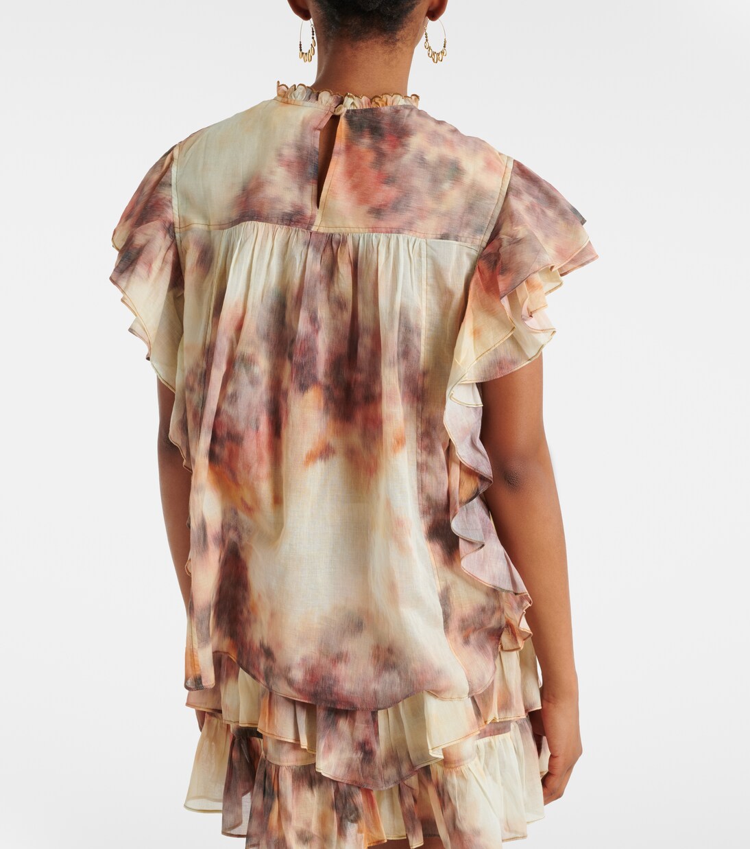 Daliyane printed ruffled cotton top | Marant Etoile