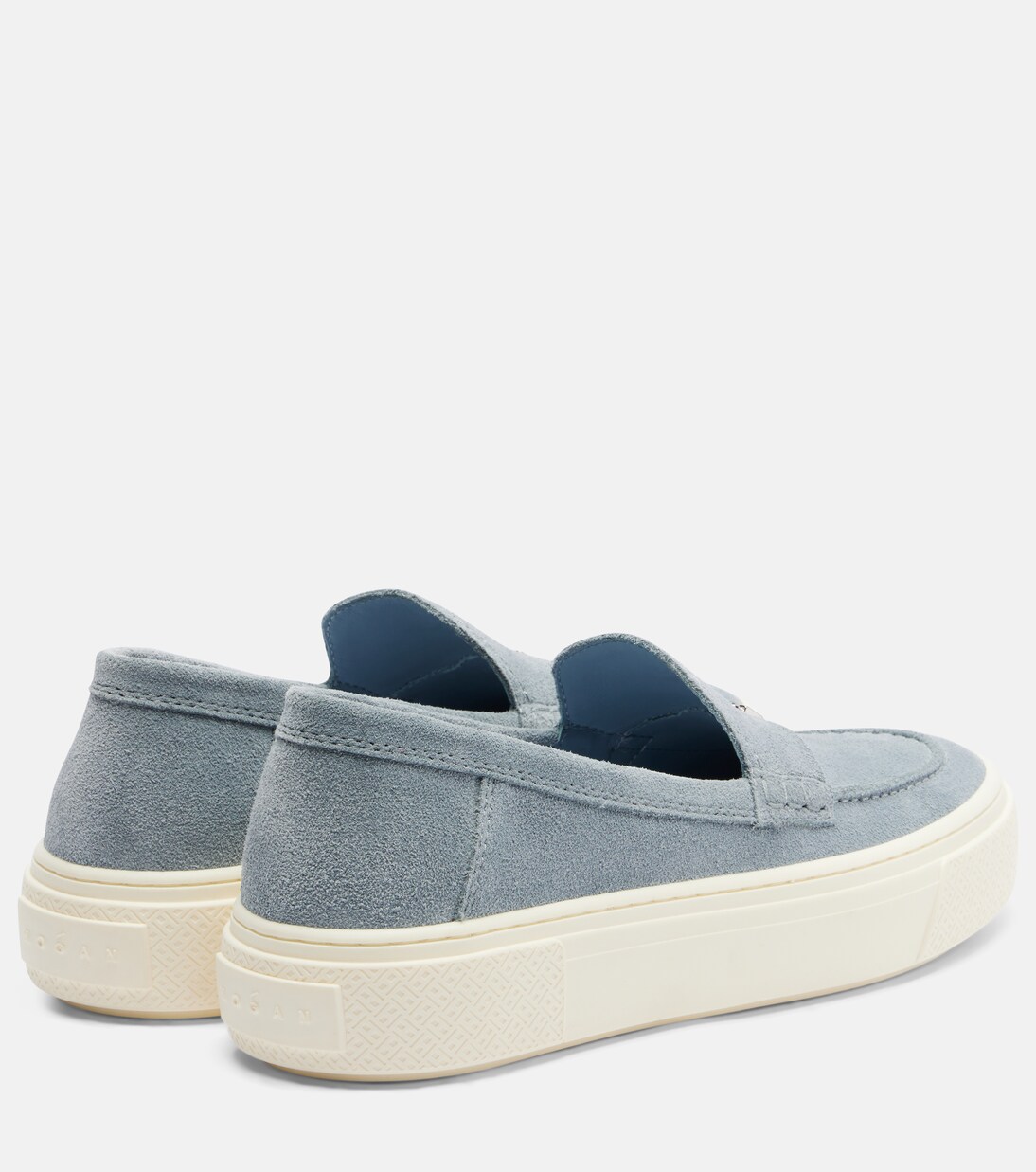 Mocassini con plateau H705 in suede | Hogan