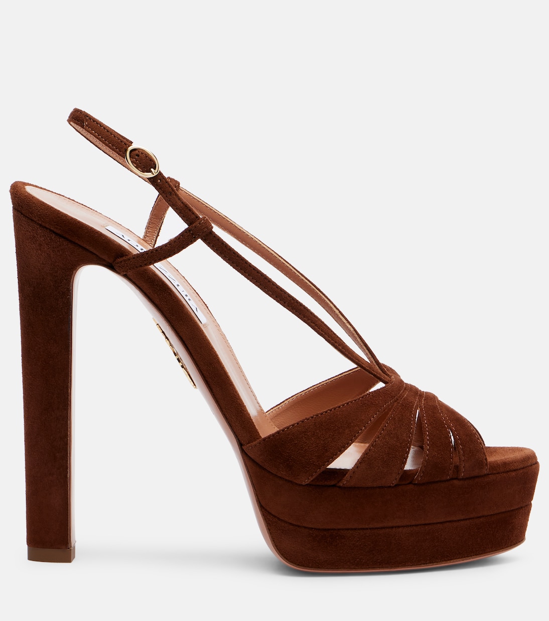 Aimée 130 suede platform sandals | Aquazzura