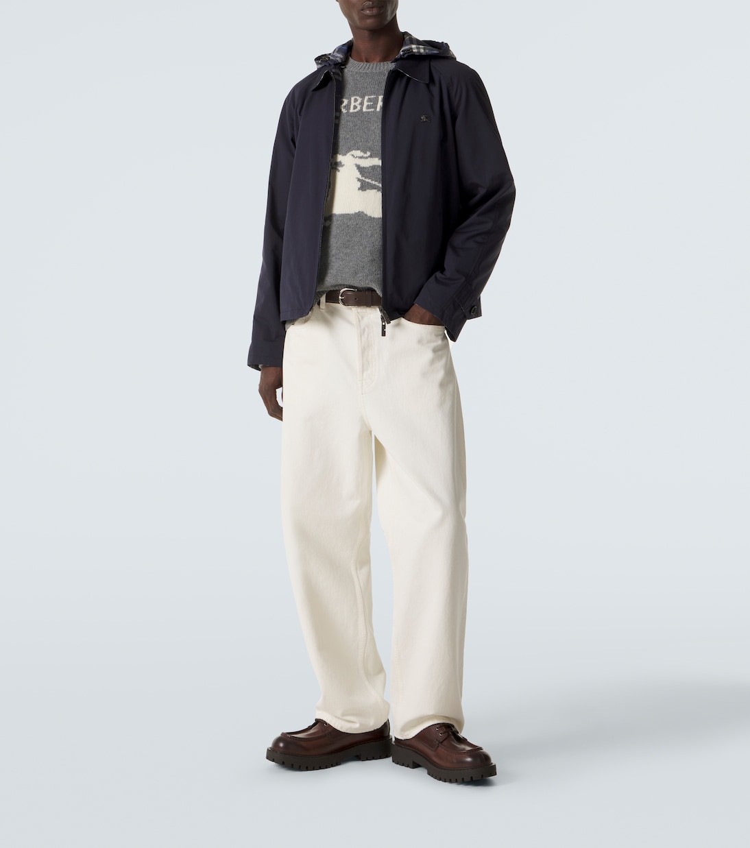 Burberry Check cotton blouson jacket | Burberry