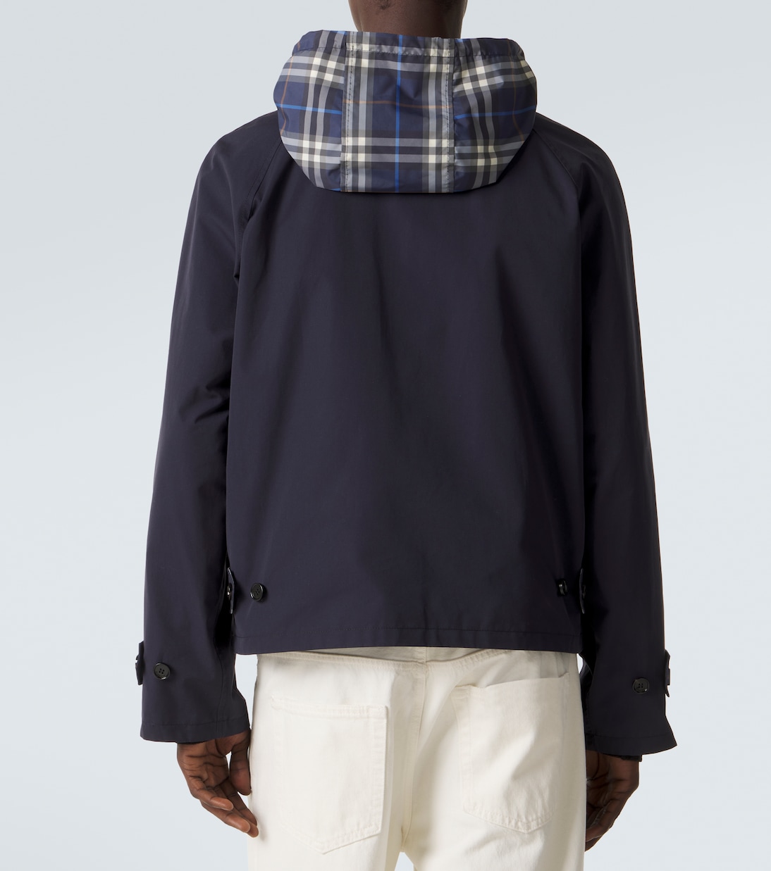Burberry Check cotton blouson jacket | Burberry