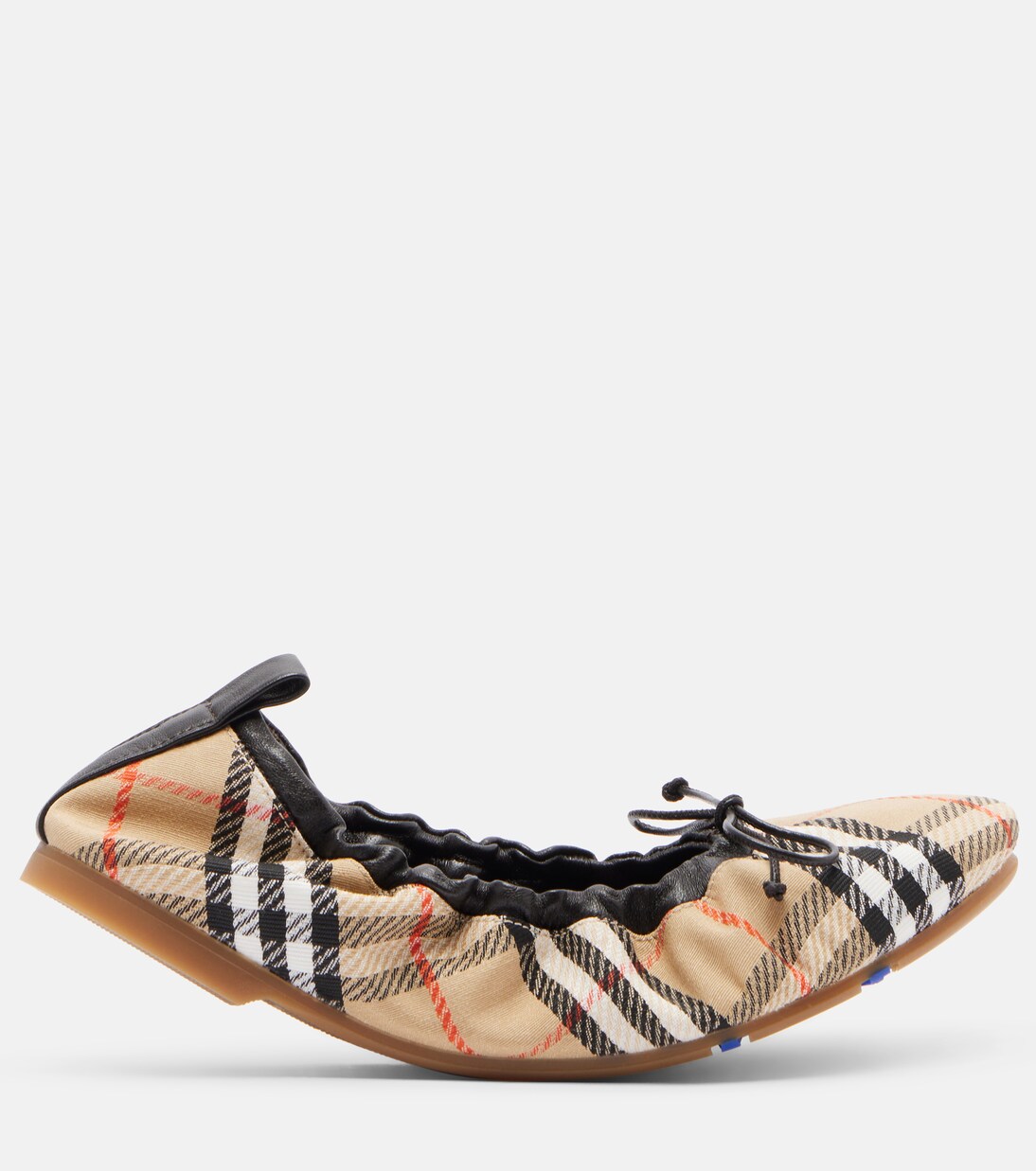 Fawn Burberry Check ballet flats | Burberry
