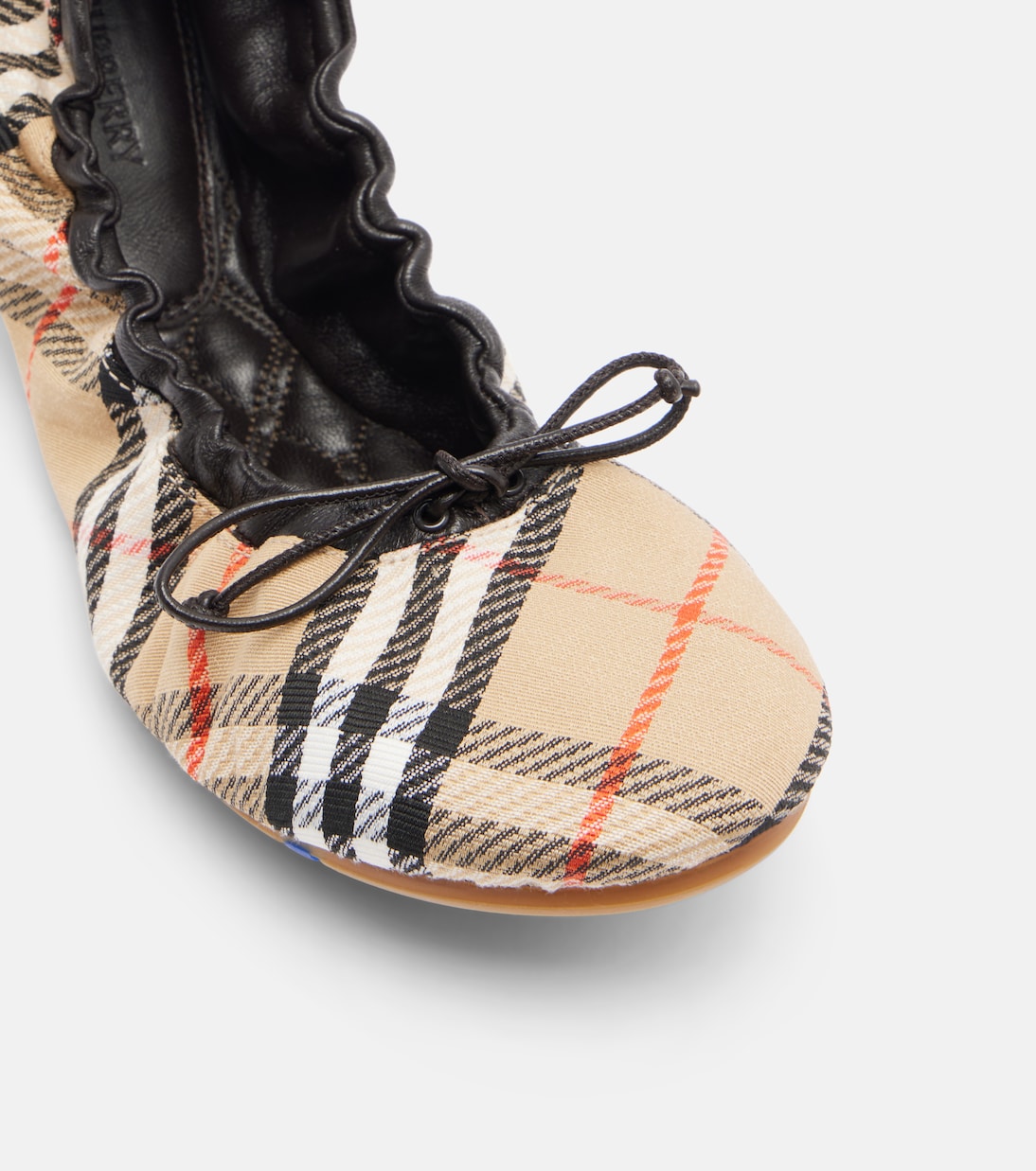 Fawn Burberry Check ballet flats | Burberry