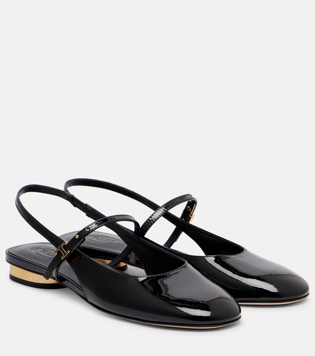 Ballerines slingback en cuir verni | Tod's
