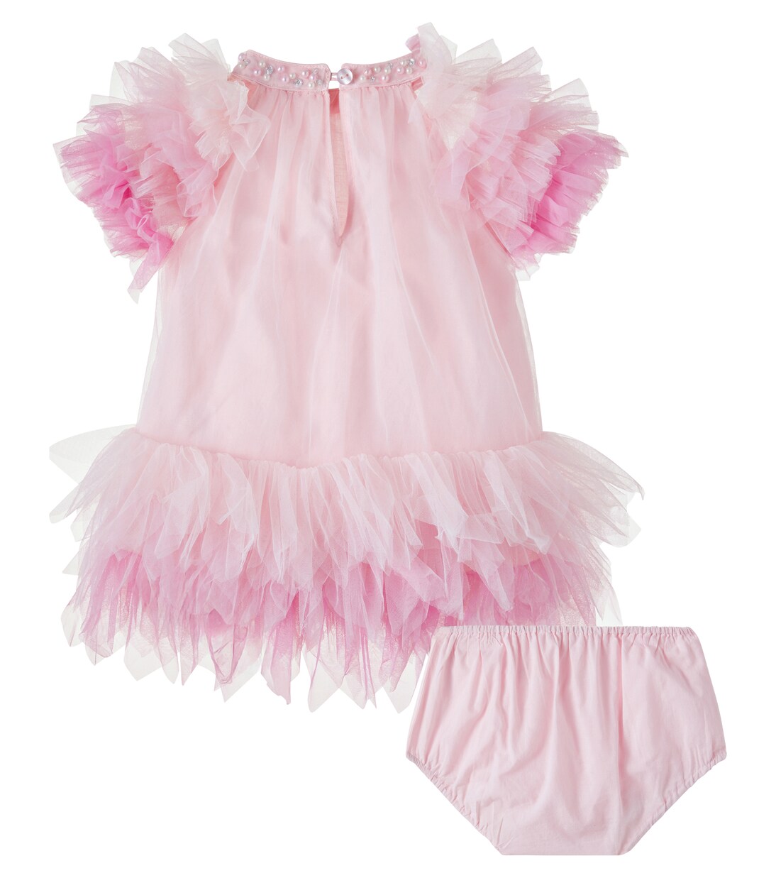 Baby Set Ocean Ember aus Kleid und Höschen | Tutu Du Monde