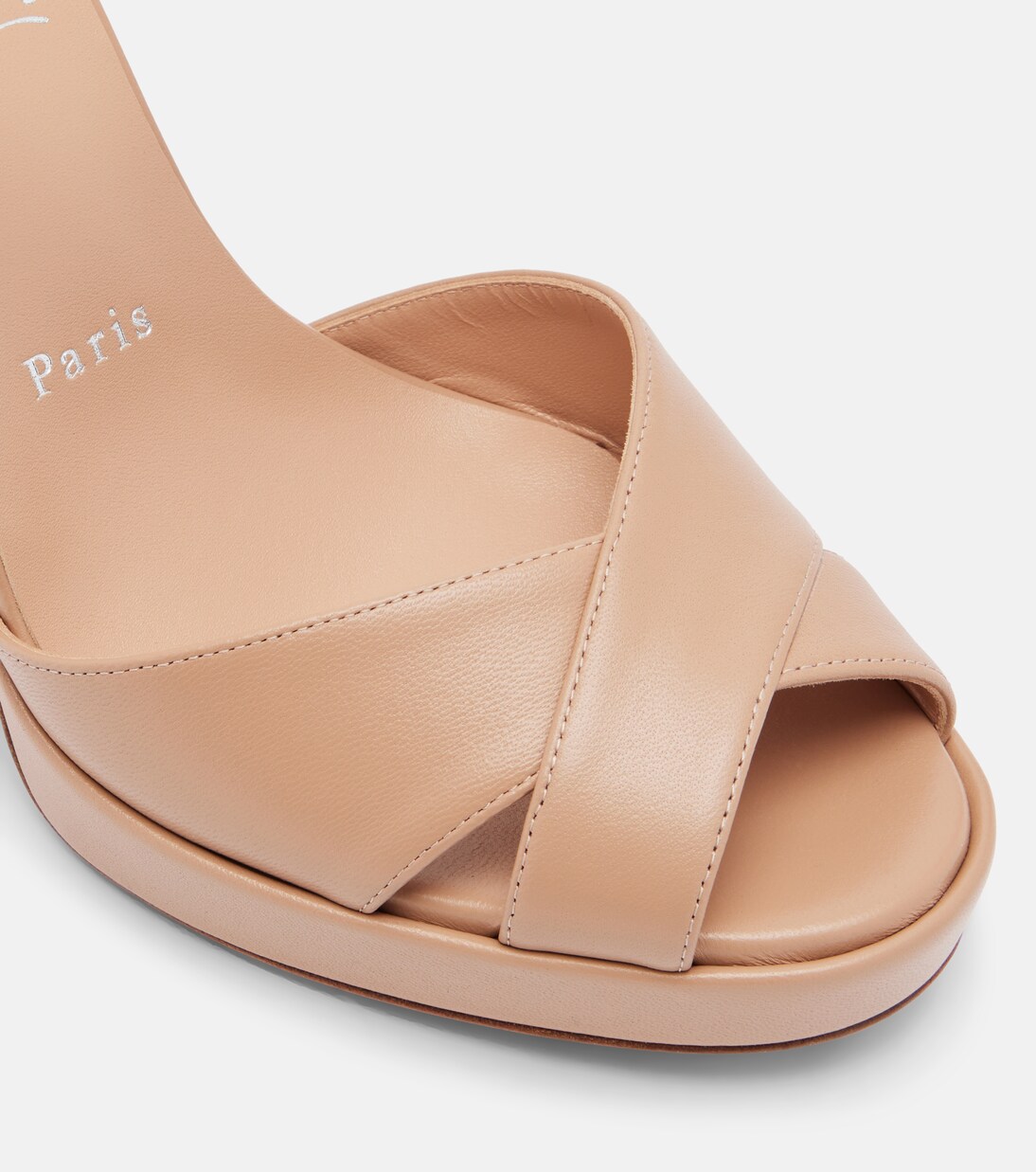 Cora 100 leather sandals | Christian Louboutin