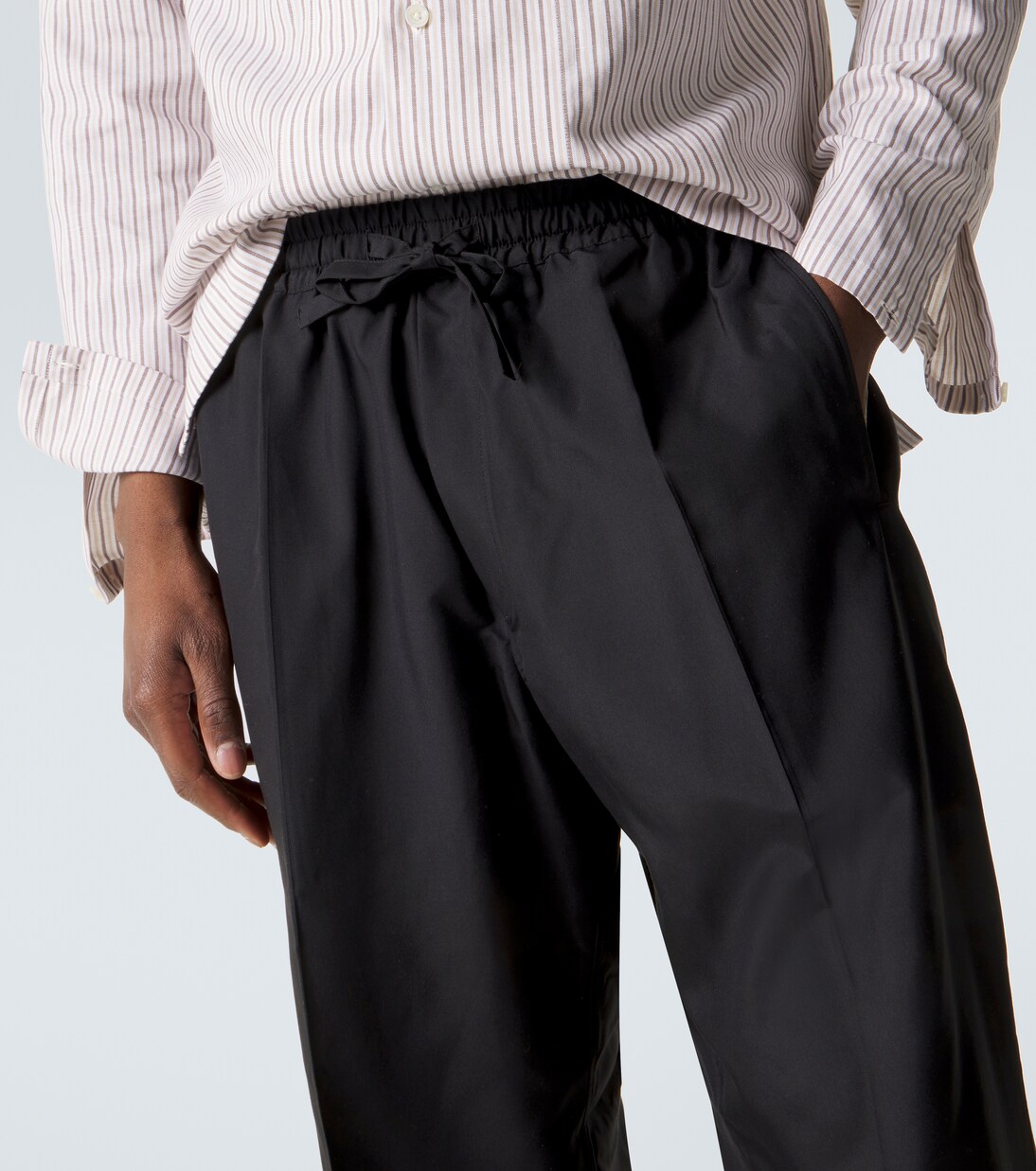 Julian silk straight pants | Umit Benan