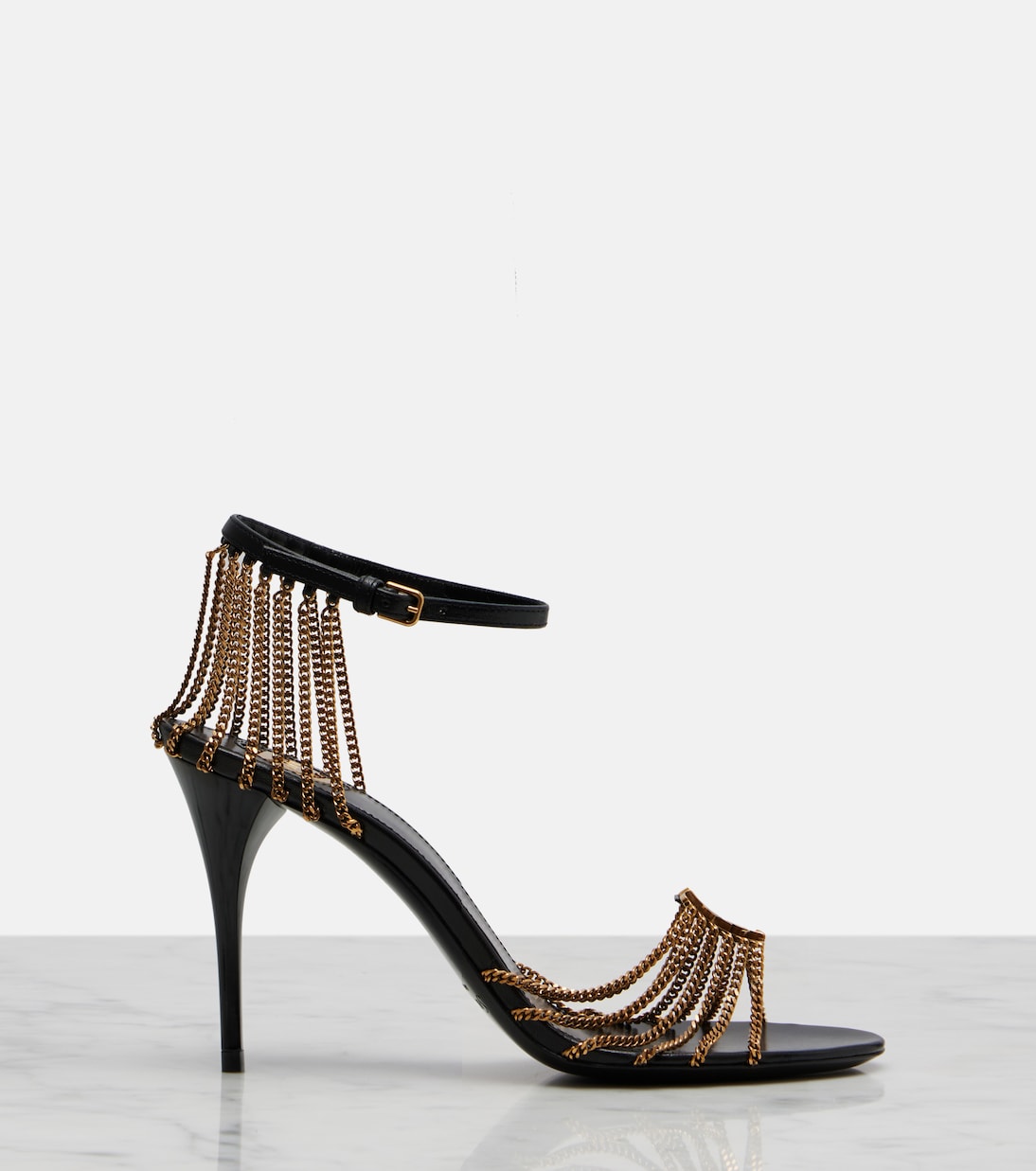 Sandalen Babylone 90 aus Leder | Saint Laurent