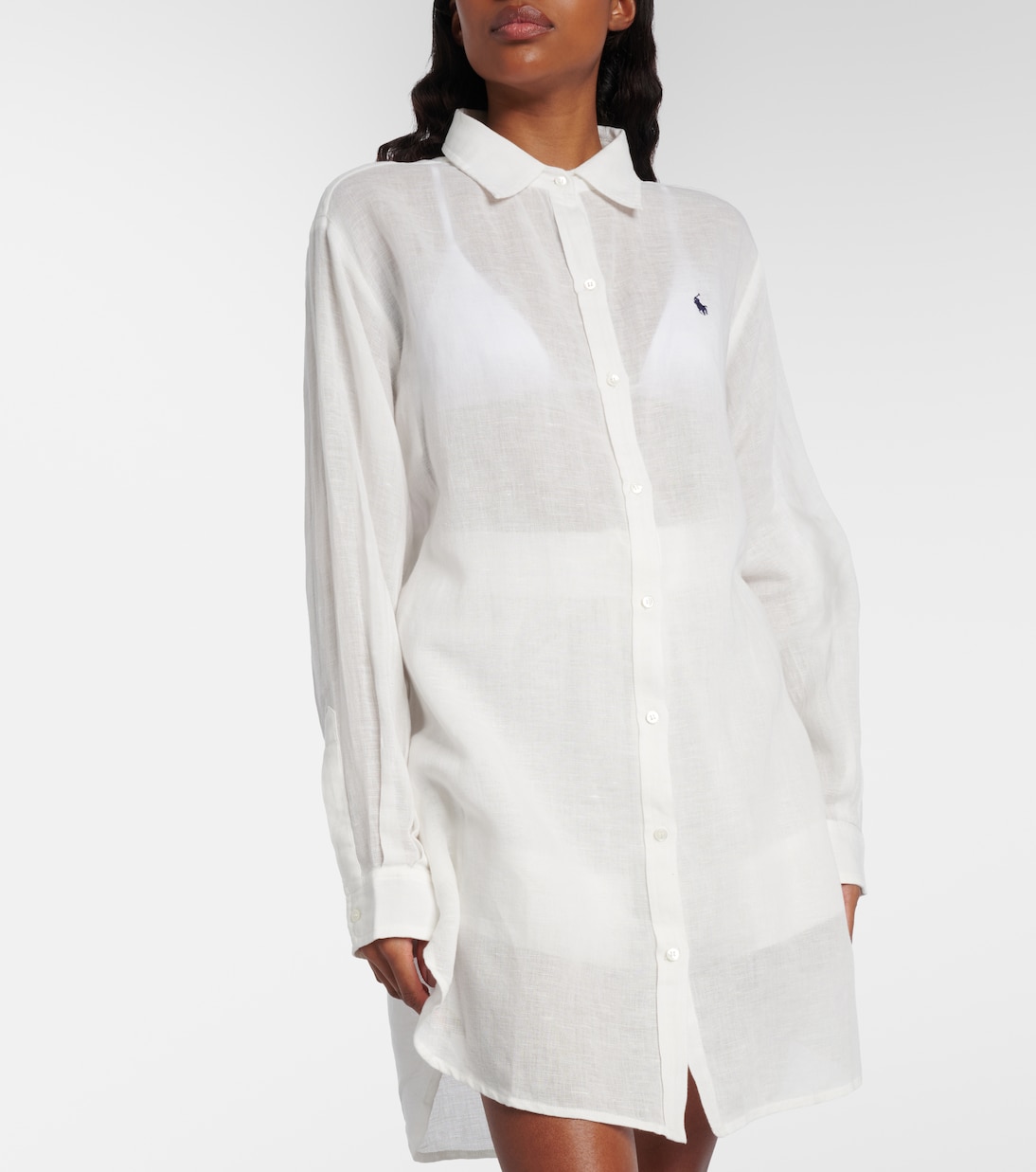 Oversize-Hemd aus Leinen und Baumwolle | Polo Ralph Lauren