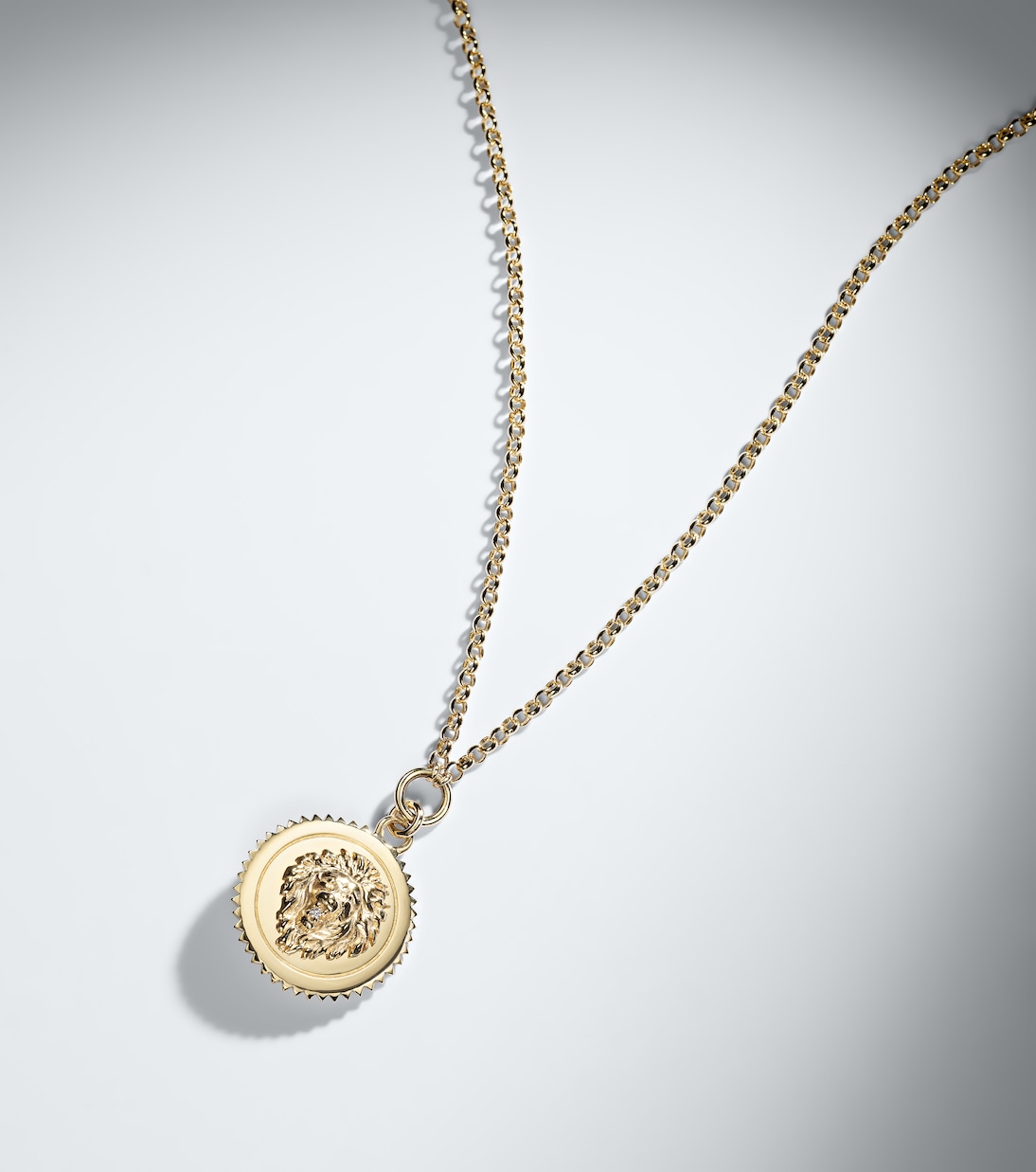 عقد من الذهب عيار 18 قيراط (1000/150 مع ألماس) | FoundRae