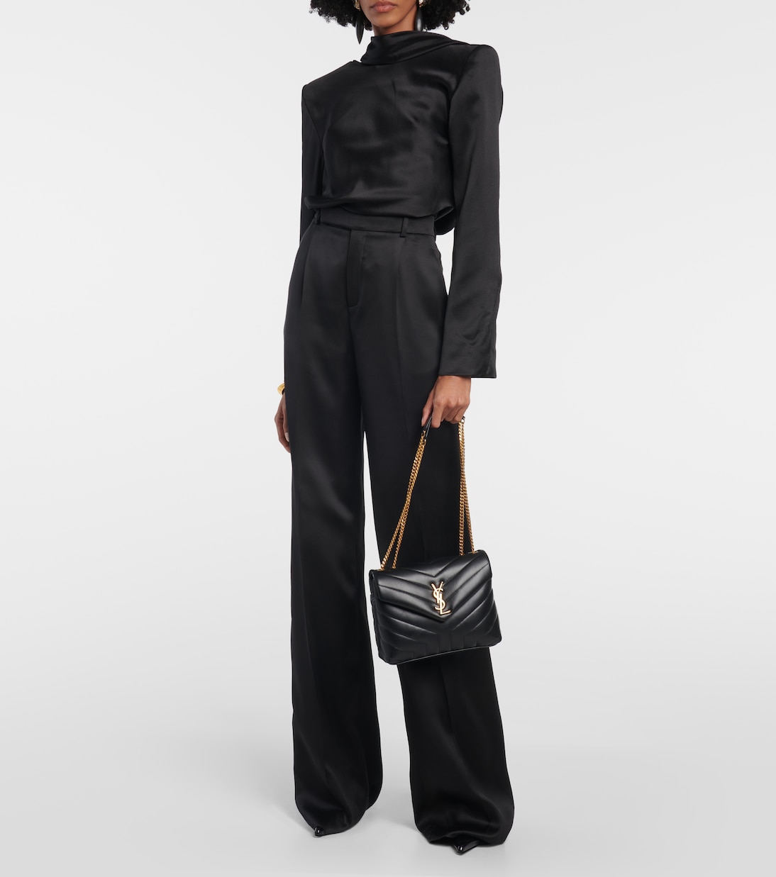 Schultertasche Loulou Small aus Leder | Saint Laurent