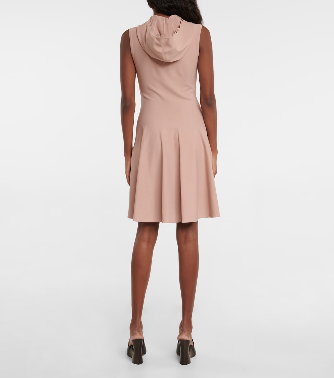Miniabito in maglia con cappuccio | Alaïa
