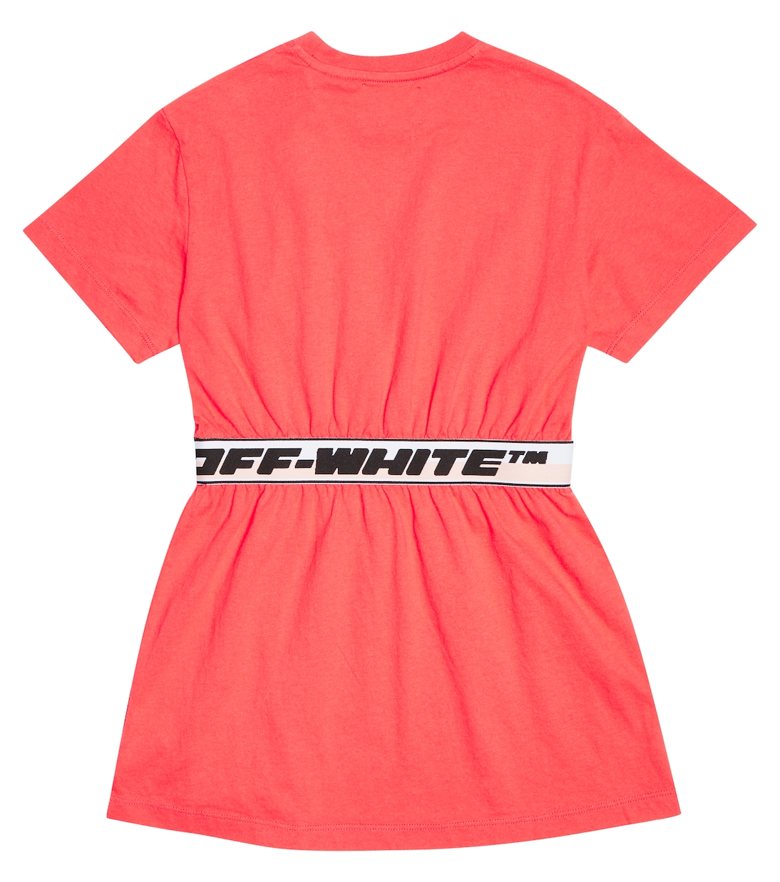 Logo cotton T-shirt dress | Off-White Kids