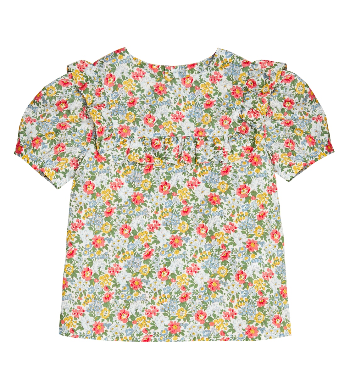Top in cotone con stampa floreale | Bonpoint