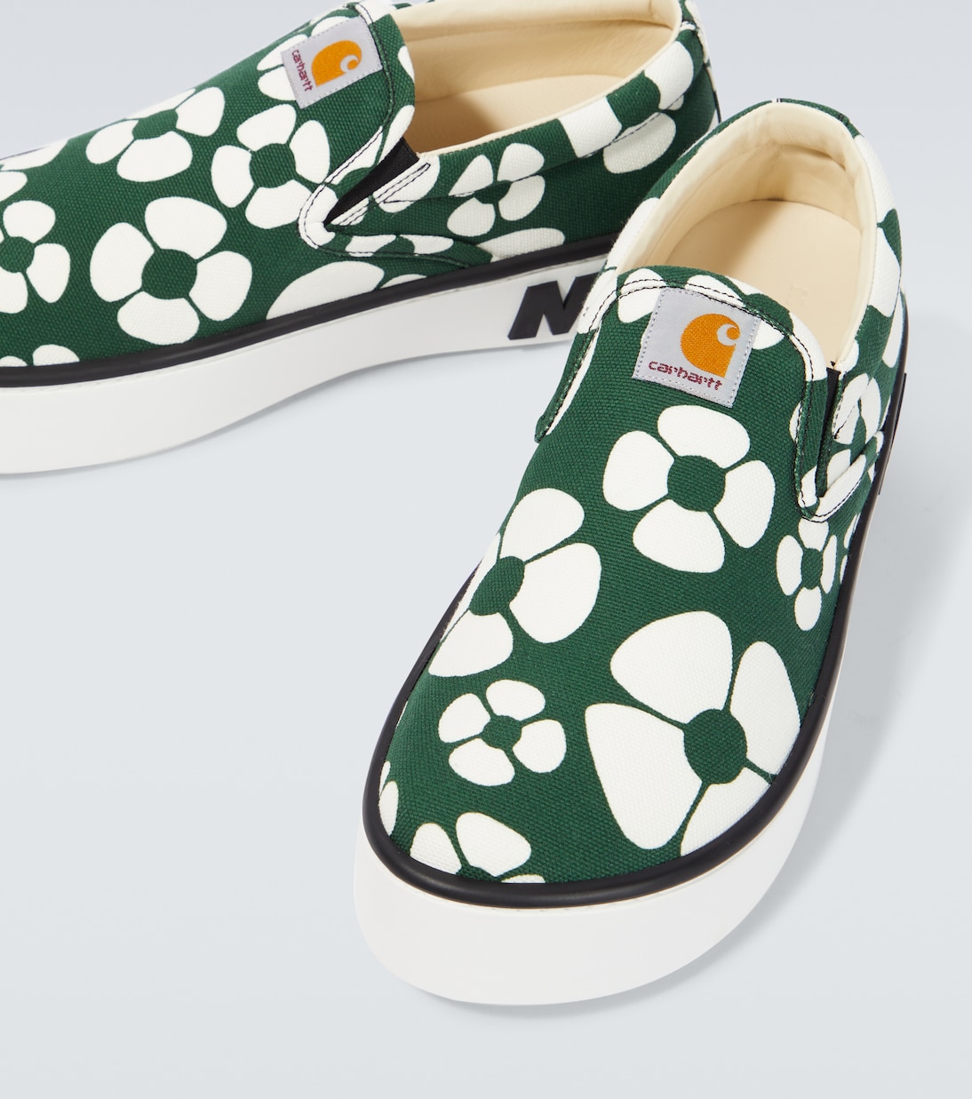 x Carhartt floral slip-on sneakers | Marni