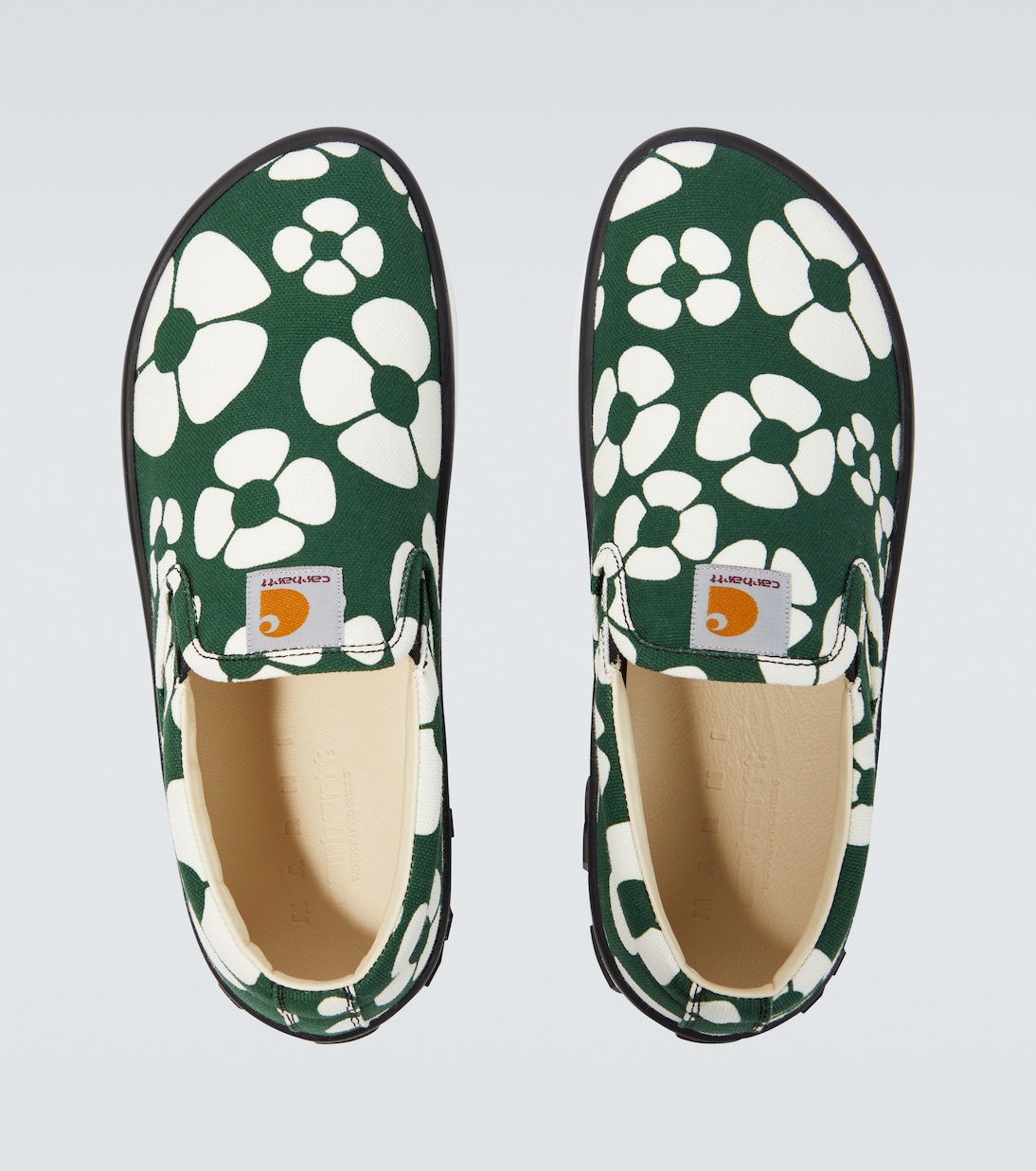 x Carhartt floral slip-on sneakers | Marni