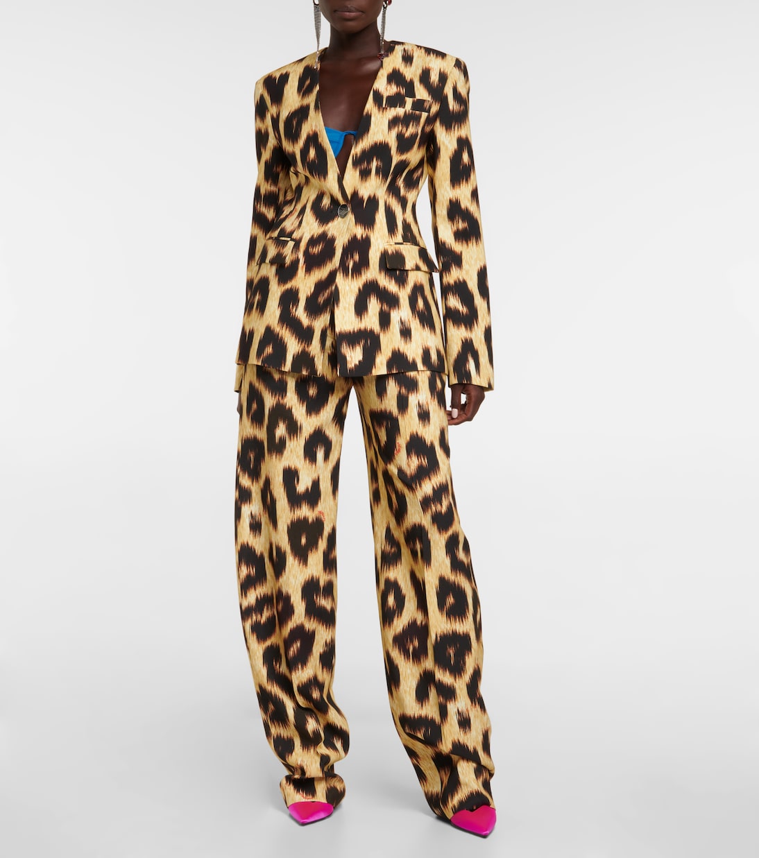 Leopard-print blazer | The Attico