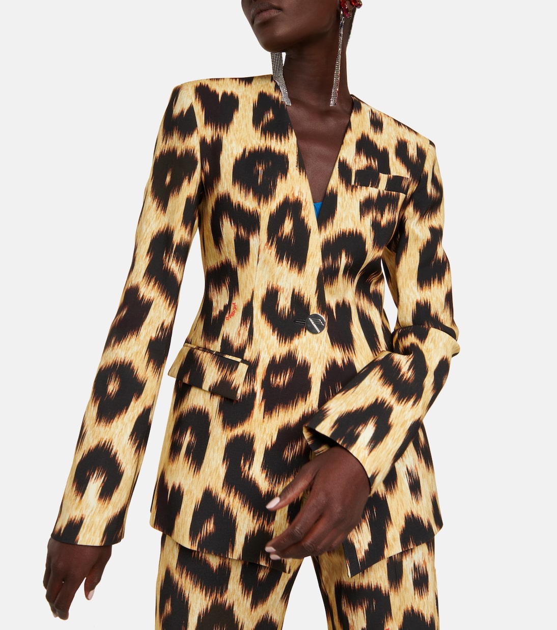 Leopard-print blazer | The Attico
