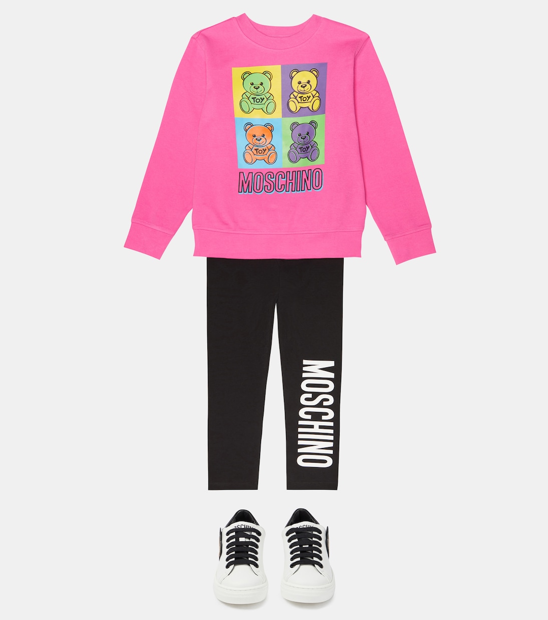 Sweatshirt aus einem Baumwollgemisch | Moschino Kids