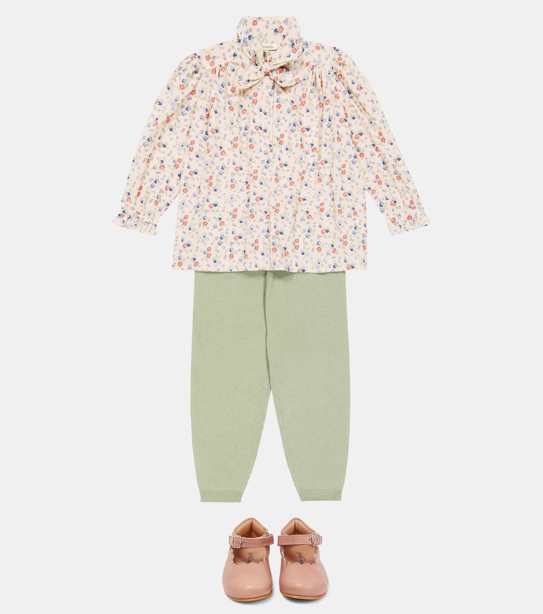 Blouse Folsom en coton à fleurs | Caramel