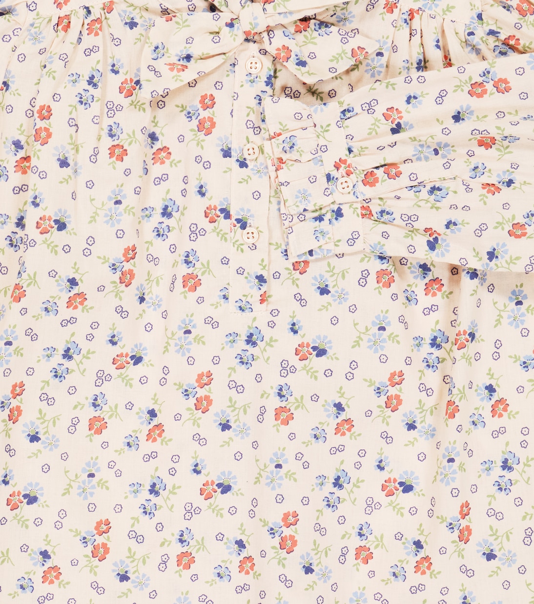 Blouse Folsom en coton à fleurs | Caramel