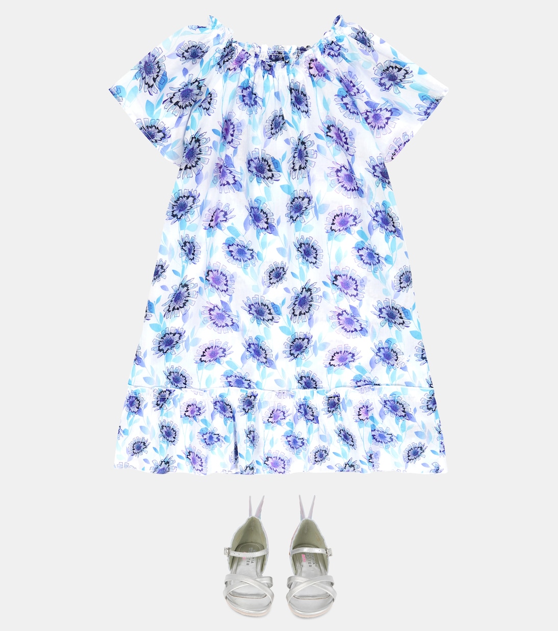 Abito in cotone con stampa | Vilebrequin Kids