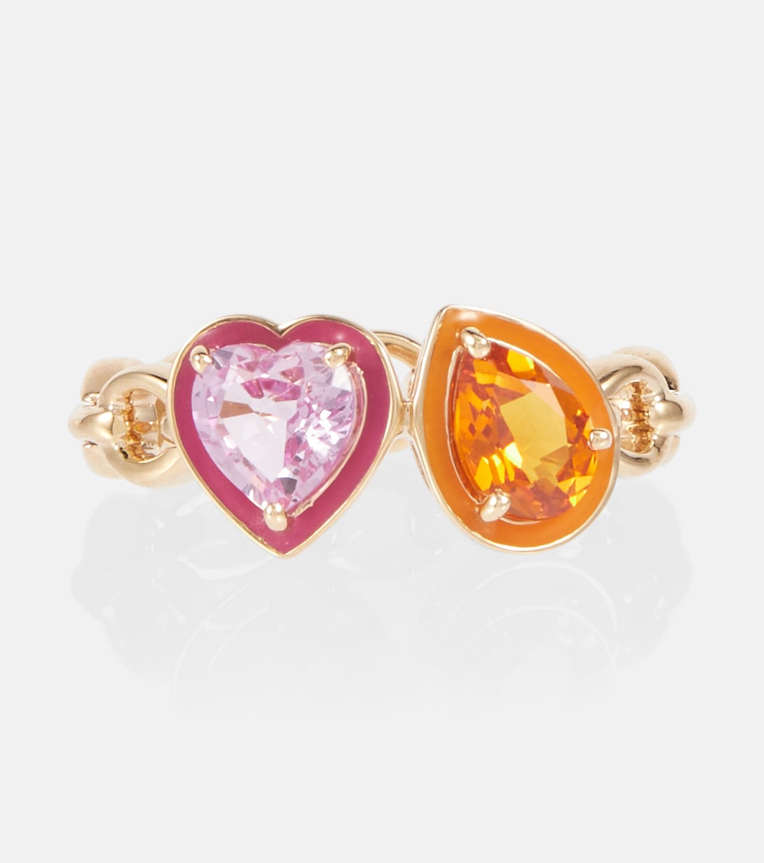 Bague Catena en or 18 ct et saphirs | Nadine Aysoy