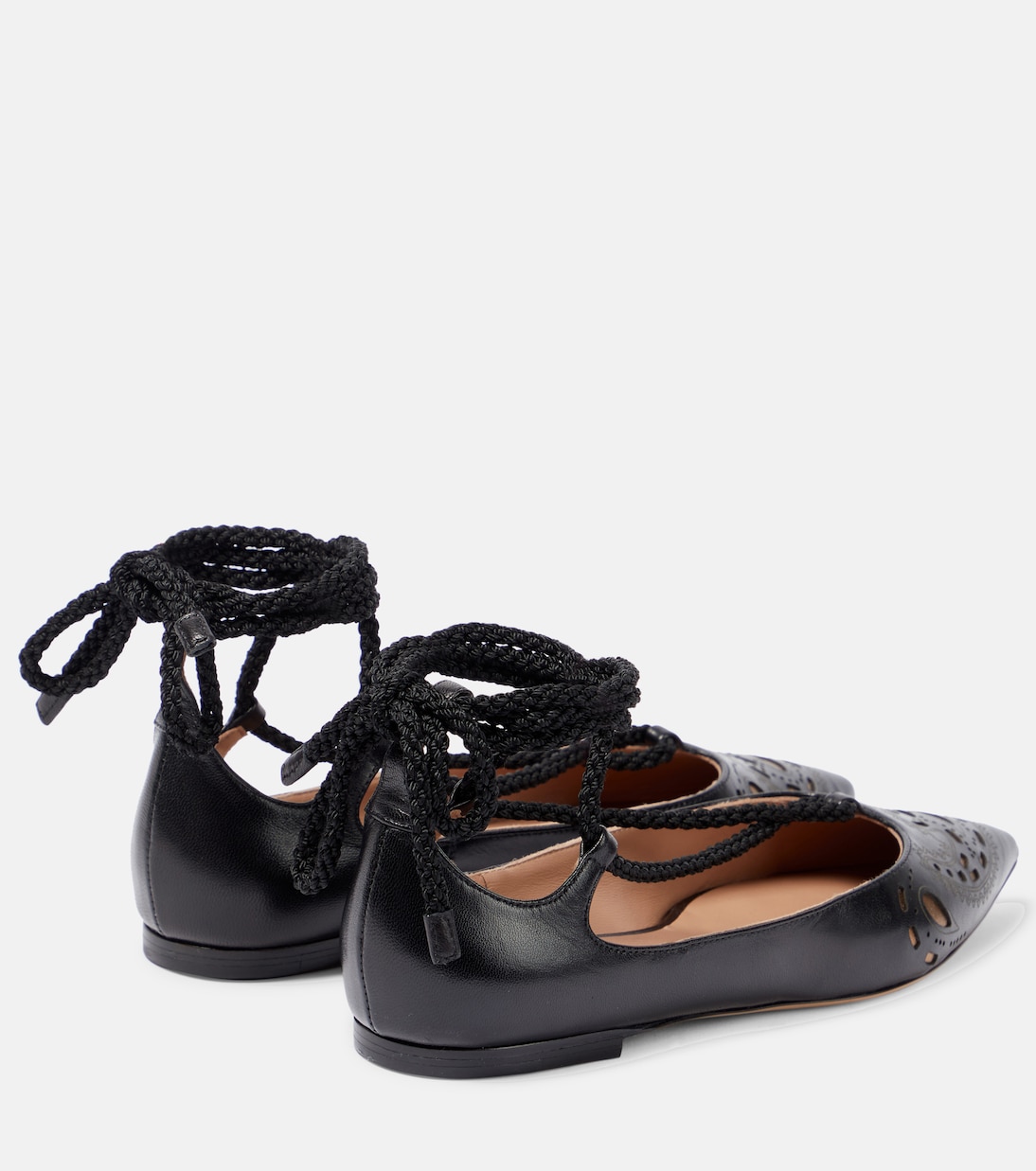 Perforated leather ballet flats | Etro
