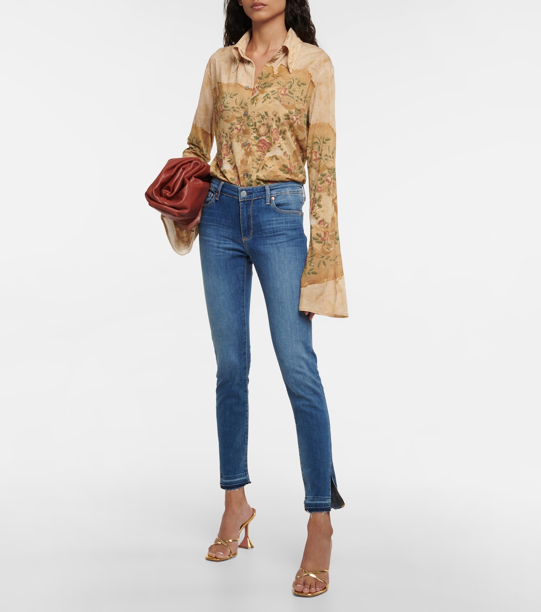 Jean skinny Legging Ankle à taille mi-haute | AG Jeans