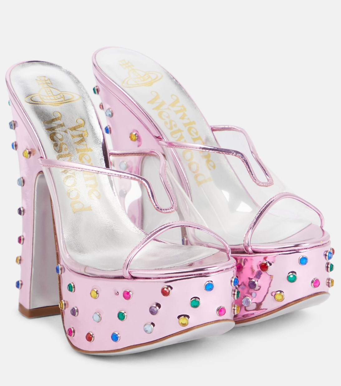 Verzierte Pantoletten Candy mit Leder | Vivienne Westwood