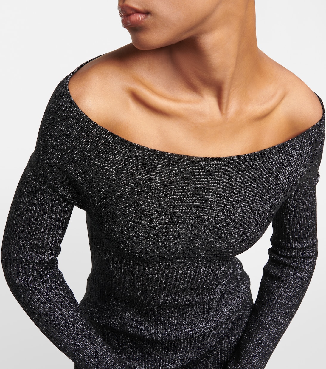 Marisole off-shoulder midi dress | Khaite