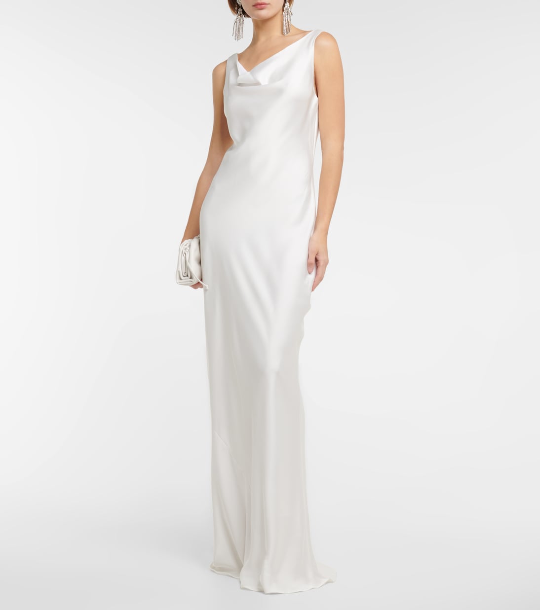 Maria satin gown | Norma Kamali