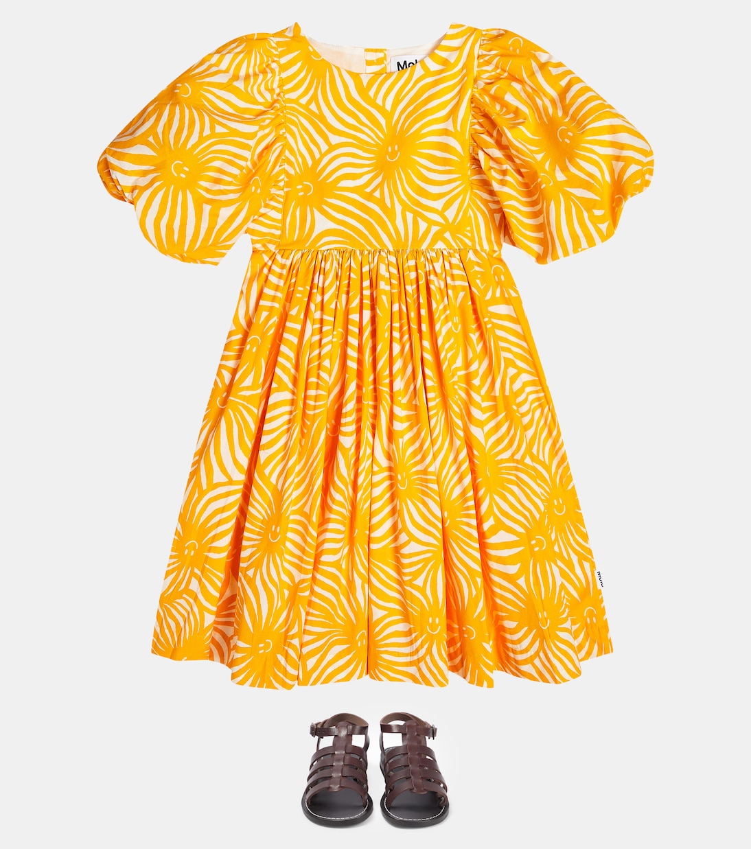 Robe Calyita imprimée en coton | Molo