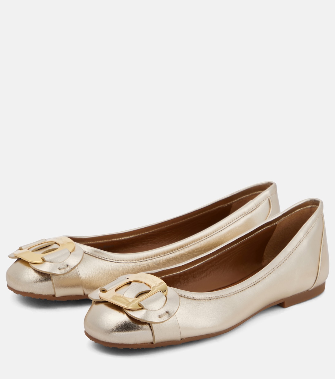 Ballerinas Chany aus Metalic-Leder | See By Chloé