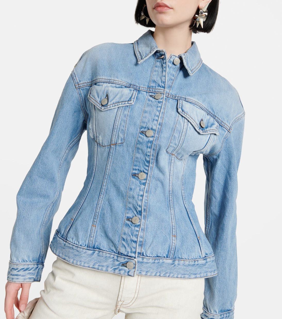 Acne Studios - Denim jacket - Oversized fit - Light blue