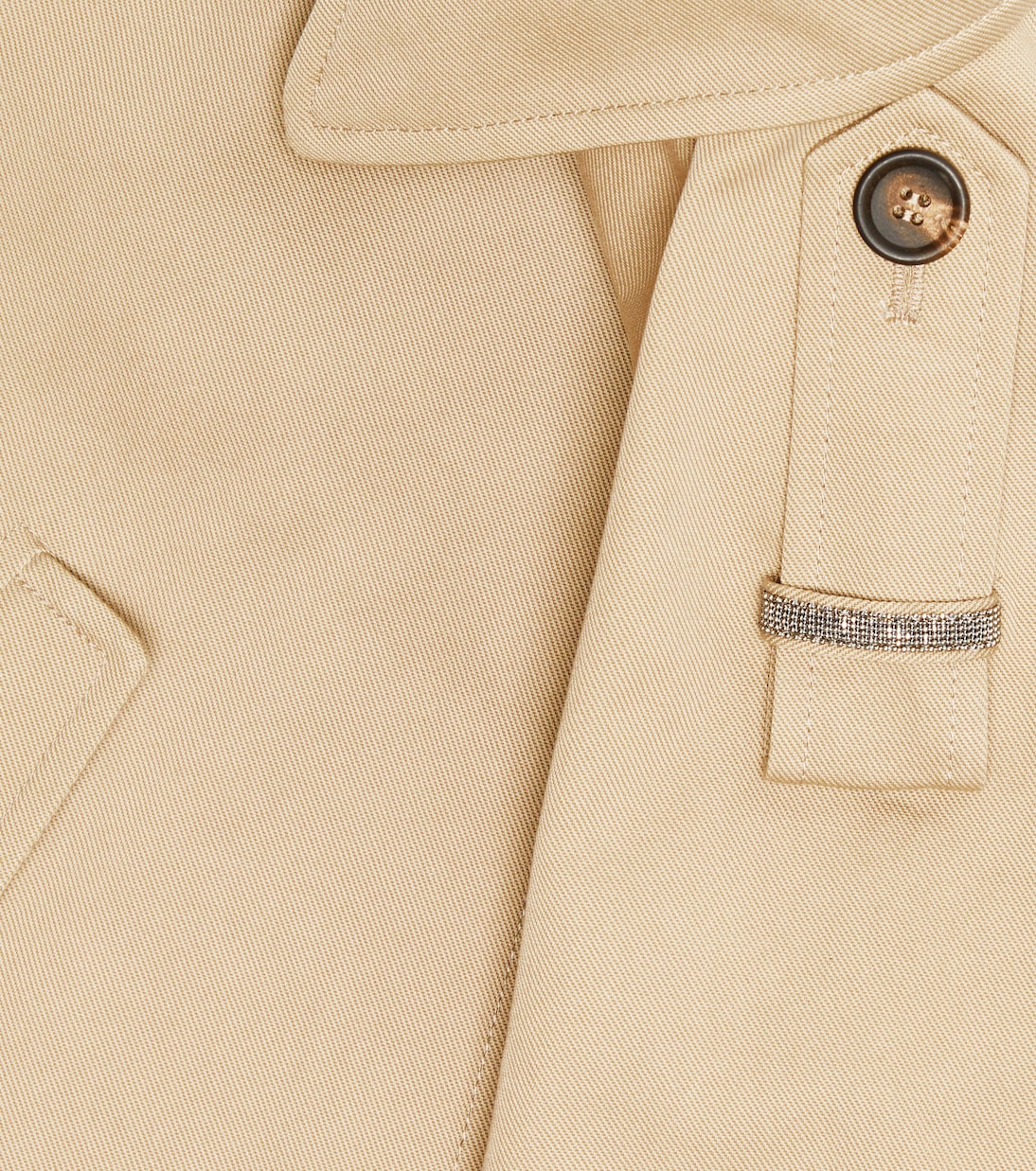 Giacca in gabardine di cotone | Brunello Cucinelli Kids