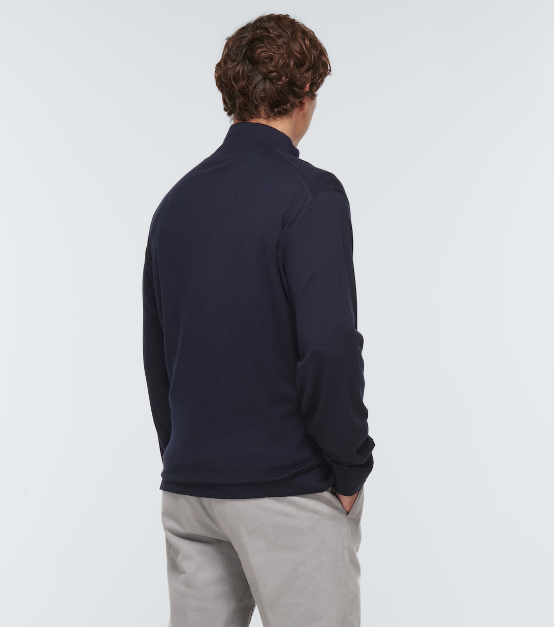 Mezzocollo wool, cashmere, and silk sweater | Loro Piana
