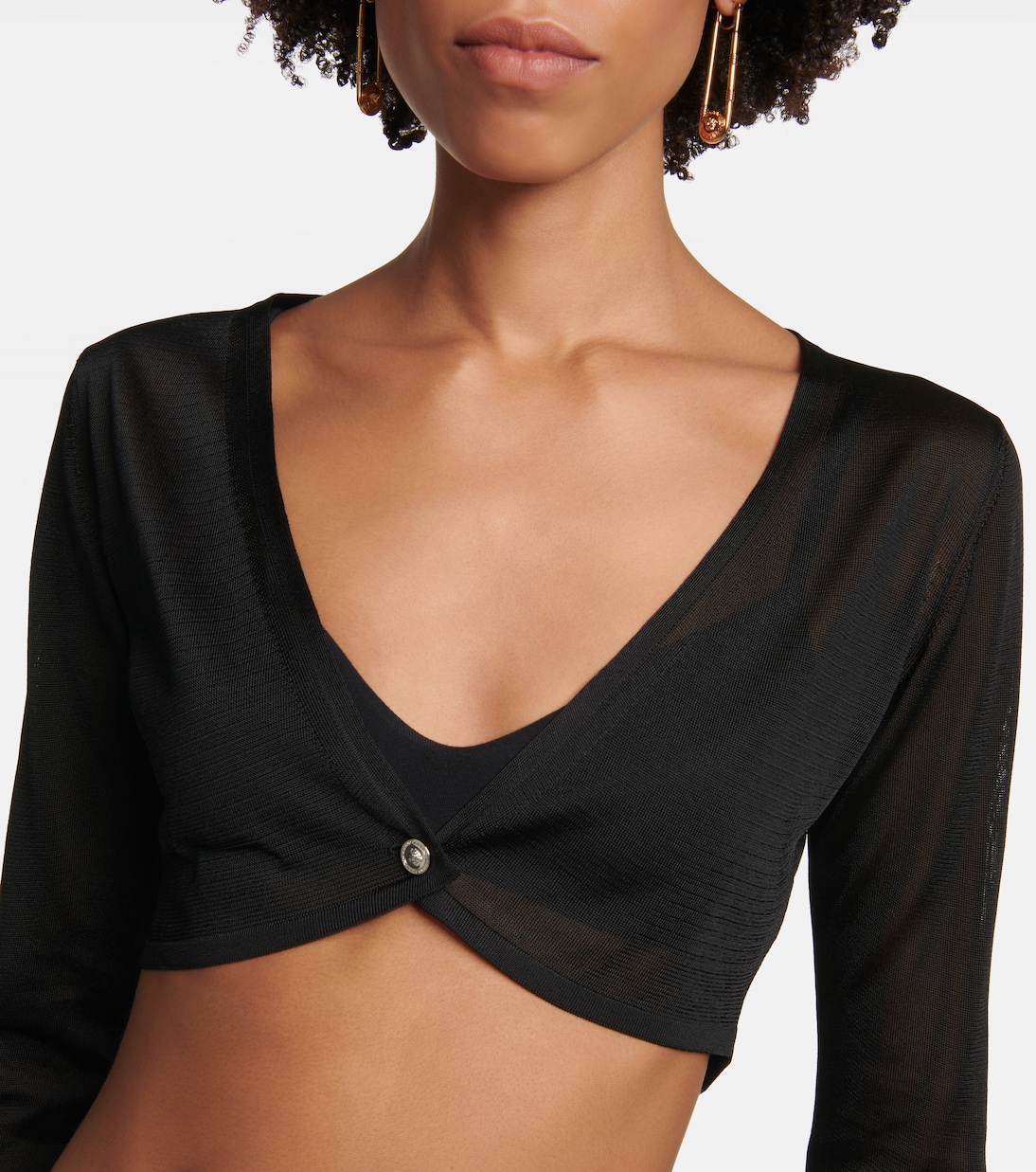 Medusa crop cardigan | Versace