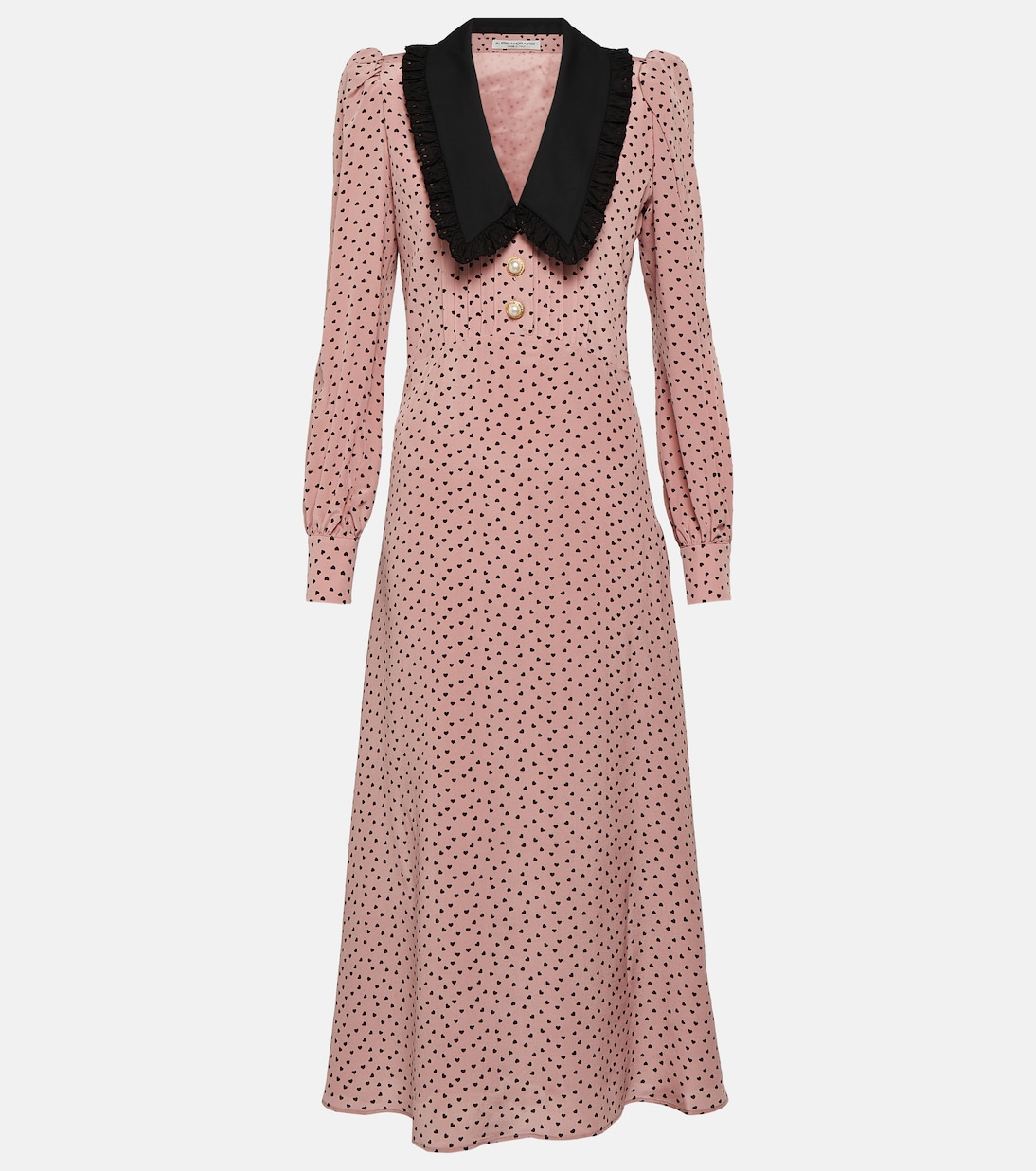 Robe longue en soie | Alessandra Rich